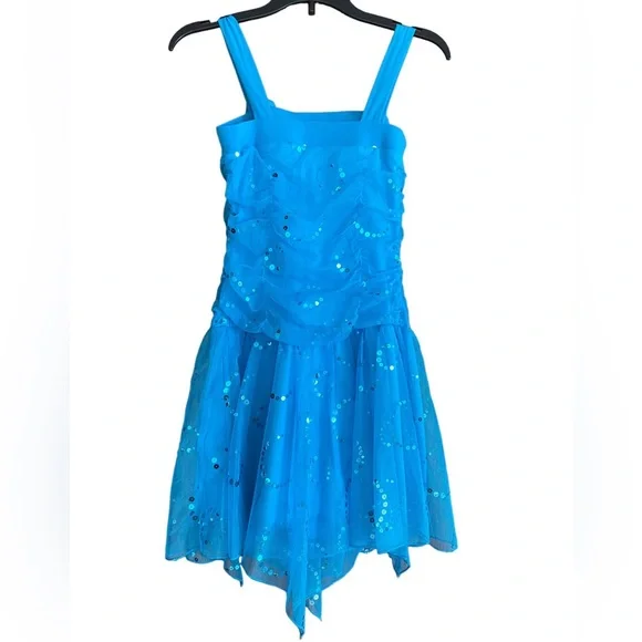 Girls blue dress size 8. - Picture 3 of 3